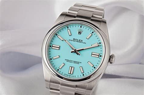 platinum blue dial rolex|Rolex with tiffany blue dial.